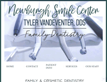 Tablet Screenshot of newburghsmilecenter.com